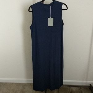 Everlane Navy long weekend tee dress medium
